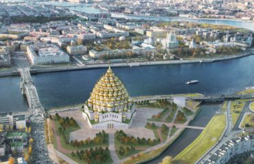 Архитекторы предлагают усугубить сакральность Охтинского мыса храмом с 320 куполами